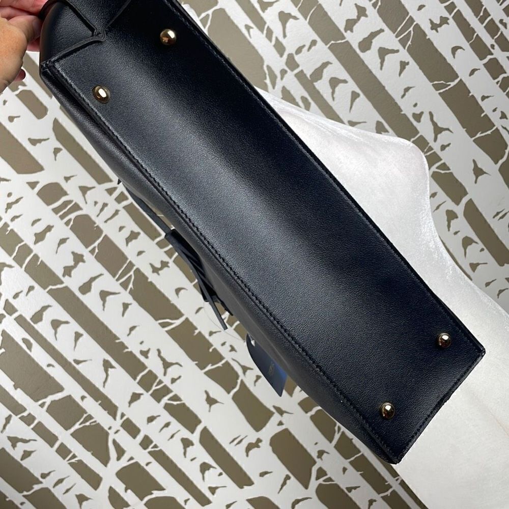Passage Black PU Tote Bag NEW - Picture 5 of 11